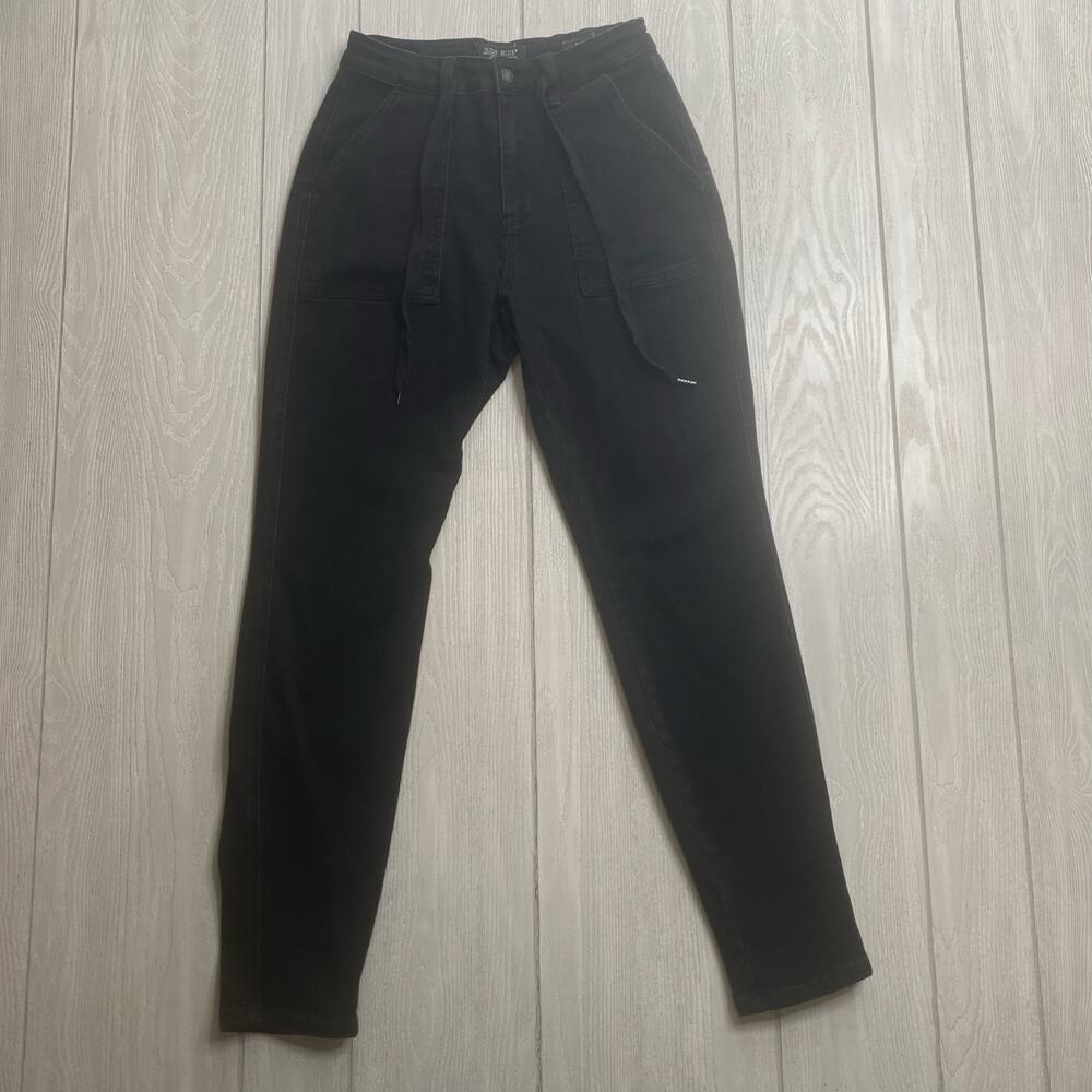 Judy Blue Los Angeles Black Denim Stretch Tapered Jogger Jeans Size 5 / 27